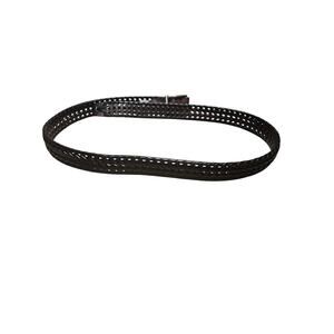 Fossil Mens Braided Leather Brown Belt Size 36